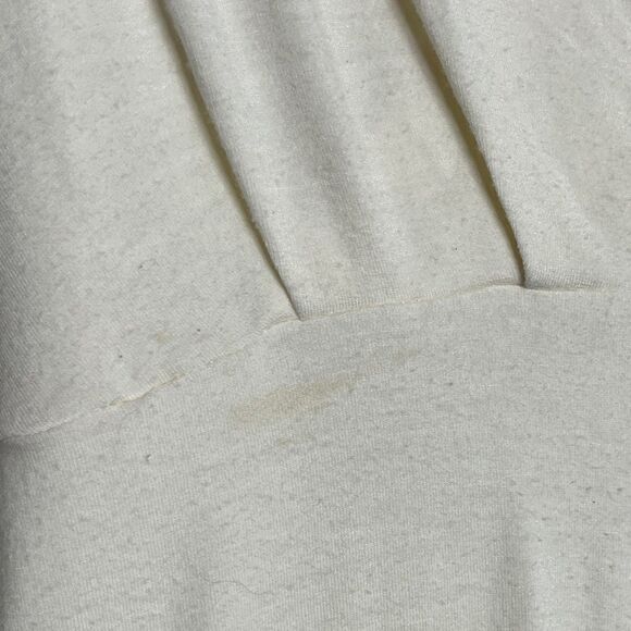 The Limited V Neck Back Tie Short Sleeve Top Off White Size XS - Picture 5 of 5